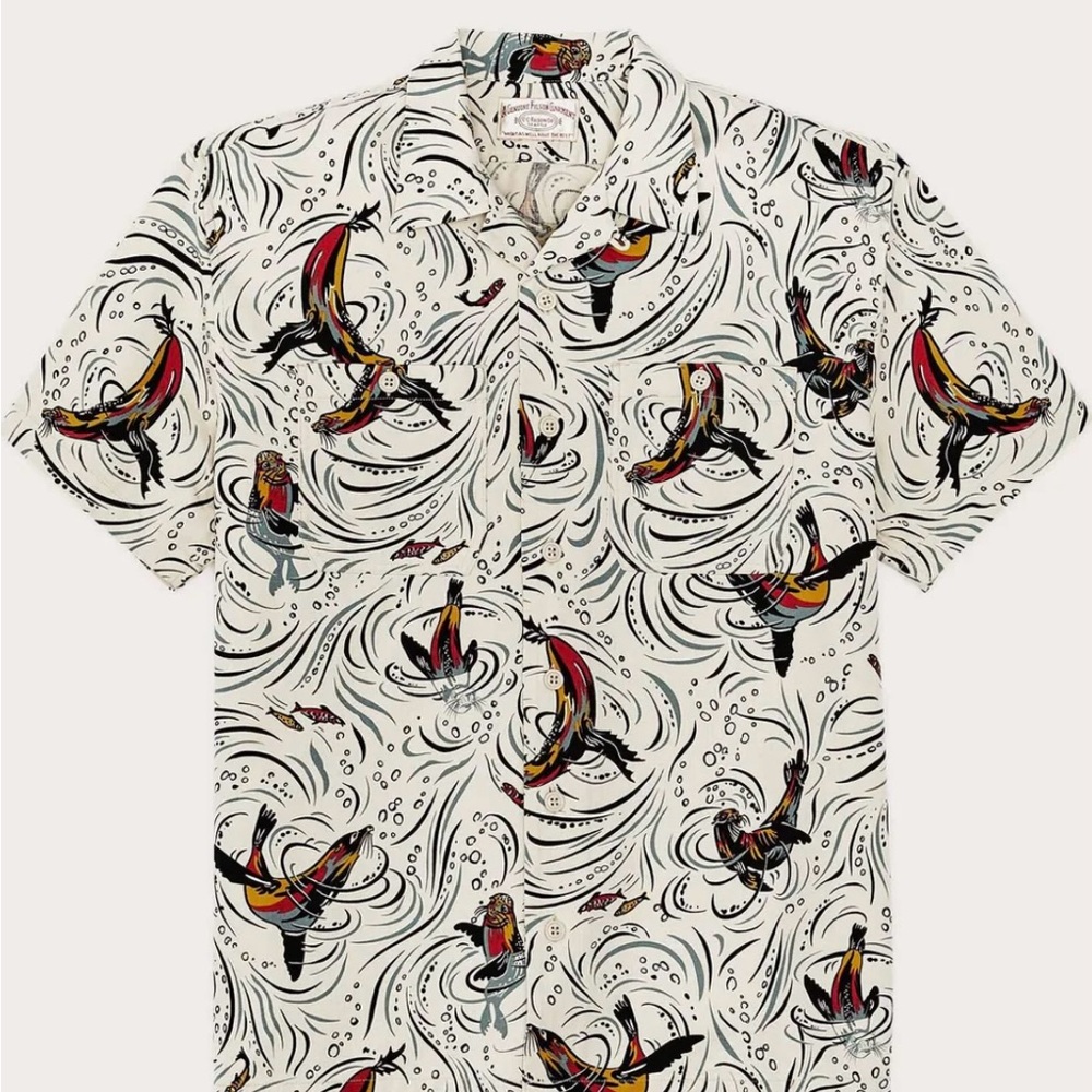FILSON Rustic Short Sleeve Camp Shirt - Seals!
